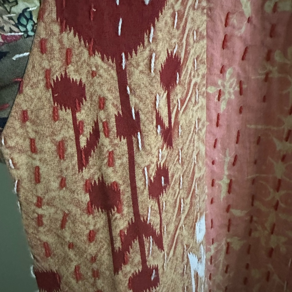 Colorful Patchwork Kantha Jacket - image 2